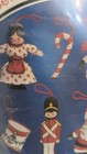 Vintage Puffets Fabric Christmas Ornament Carousel Craft Kit  780 Santa   Co