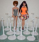 12 2201 Doll Stands White Kaiser 1 Dozen 11 5-12 5  Barbie Francie Midge New 