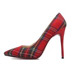 Ferucci Red Scottish High Heels Pump