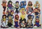 15 Numbered Vtg Die-cut Super Hip Hop Kids 2 Vending Machine Stickers  Retro Htf