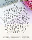 100pcs Tibetan Silver Charms Bulk Assorted Jewelry Making Diy Bracelet Pendant