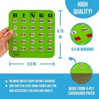 Regal Bingo Finger-tip Shutter Bingo Cards Set W sliding Windows - 50 Bingo S   