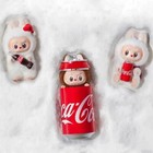 Labubu Coca-cola Monsters Vinyl Pop Mart Plush Stuffed Toy Keychain Boxed New