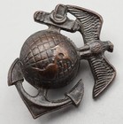 Pre-wwii 1926 Usmc China Marine Droop Wing Right Side Collar Ega - Rare