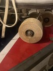 Vintage  official Roller Derby  Skates W  Wooden Wheels   Case Size 7