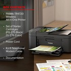 2025 Canon Pixma Wireless All In One Printer fax copy scan - Set Ink Included