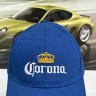 Corona Beer Hat Cap Strap Back Blue Logo Casual Outdoor Mens