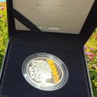 2025 Royal Mint 1 Oz Silver Proof Colored   2 Music Legends john Lennon 1 Of 5000