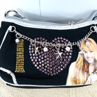 Hannah Montana Purse Nwt Small Rhinestones Hand Bag Miley Cyrus Disney New Charm