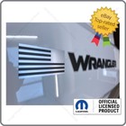  2x  Jeep Wrangler Hood Decals Stickers Graphics Usa Flag Black Silver Uv1f1