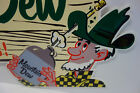 Mountain Dew Ya-hooo Special Die Cut Enamel Sign Large 15 3 4  High X 30  Wide