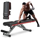 Foldable Dumbbell Bench Weight Training Fitness Incline Bench Adjustable Workout