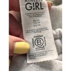 Athleta Girl Simone Biles Fleece Straight Sweatpants Cozy Athleisure Gray Xl 14