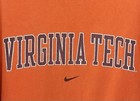Vintage Nike Virginia Tech Hokies Mens 2xl T-shirt Y2k University College Swoosh