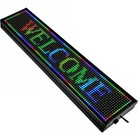 40  X 8  Led Scrolling Sign Led Sign 7 Color Digital Led Message Display Board