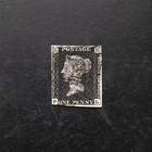 Queen Victoria Gb Penny Black Sg 2 Pl 5 Used Black Mx 3 4 Margins Quality Vf