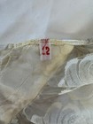 Vintage Ivory Cream Ruffled Lace Detachable Collar     V-neck Sweetheart Style    