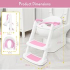 Potty Training Toilet Seat With Step Stool Ladder  Toddler Kids Potty Seat