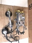Aluminum   Brass Fitting Antique Wall Mount Original Marine Vintage Telephone