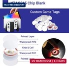 50 Pcs Nfc Tags  Ntag215 Blank Waterproof 25mm Round Coin Nft Chips With Adhesiv