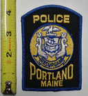 Portland Me Police Patch Cumberland County Maine