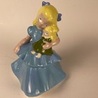 Vintage Alice In Wonderland With Doll Porcelain - One Of A Kind -anna    93 Signed