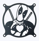 120mm Fan Grill Cover Deadpool Black 120mm Fan Grill Computer Cover 4-pack