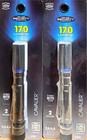  2  Police Security Led Flashlight 170 Lumens Black 2 Modes Batteries Included 