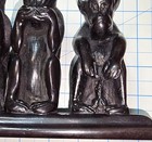 Very Rare Vintage Heavy No Evil Monkeys-four Poses-risque-thailand-look