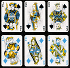 Bicycle Neon Blue Rider Back Limited Edition X 1000 Playing Cards Deck Rare