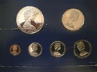 1976 British Virgin Islands Silver Proof Set Plus 1975 Uncirculated Specimen Set
