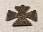 Ww1 German To Der Kaiser Iron Cross Anti-german Propaganda Medal Badge