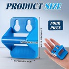 Barydat 4 Pcs Ice Bucket Hanger Bracket Hook Holder Blue 