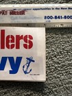 Vntg 1970 Nfl Bumper Sticker Pittsburgh Steelers Go Steelers Go Navy