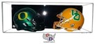 Acrylic Wall Mount Football Double Mini Helmet Display Case Uv Holder A