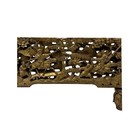 Chinese Vintage Wood Golden Relief Carving Wall Hanging Art Plaque Gb207