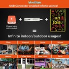 Led Message Board- 28  X 20  Inches Erasable Writing Drawing Neon Sign With 8   