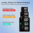 Rechargeable Led Blood Pressure Monitor Wrist Voice Broadcast Heart Rate Machine