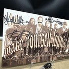 Incubus Signed Postcard   Lanyard  2007 Make Yourself Foundation Full Band Auto 