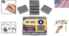6 Pack Of Gray Kneaded Rubber Erasers - Perfect For Blending And Correcting Art