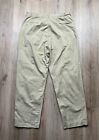 Men   s Us Army 1950   s Vintage Issued Cotton Khaki Trouser Pants Size 37