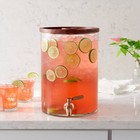 2gal Glass Modern Beverage Dispenser - Threshold  Cold Drink Holder 2 Gallon