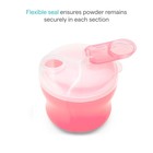 Baby Formula Dispenser 3 Compartments 9oz Pink Munchkin Bottle Feeding Easy-pour
