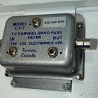 Nos New Tin Lee Cf7 430 440 B50 Tv Channel  Bandpass Filter W mounting Bracket