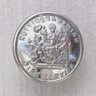 A  24mm Chrome Nottinghamshire Fire Service Tunic Button - Firmin London