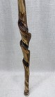 Hand Carved Wooden Walking Cane Stick Kuwait Souvenir Rustic Wood Cane