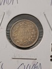 1913 Canada 5 Cent  925 Fine Silver Coin  km  22 
