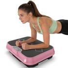 Vibration Platform Machine Whole Body Workout Exercise Plate W Resistance Bands