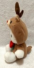 Rare 2002 Nakajima Sanrio Hello Kitty Reindeer 6  Christmas Plush Toy Rudolph