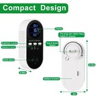 5-in-1 Combination Gas   Carbon Monoxide Detector With Battery Backup plug In Na